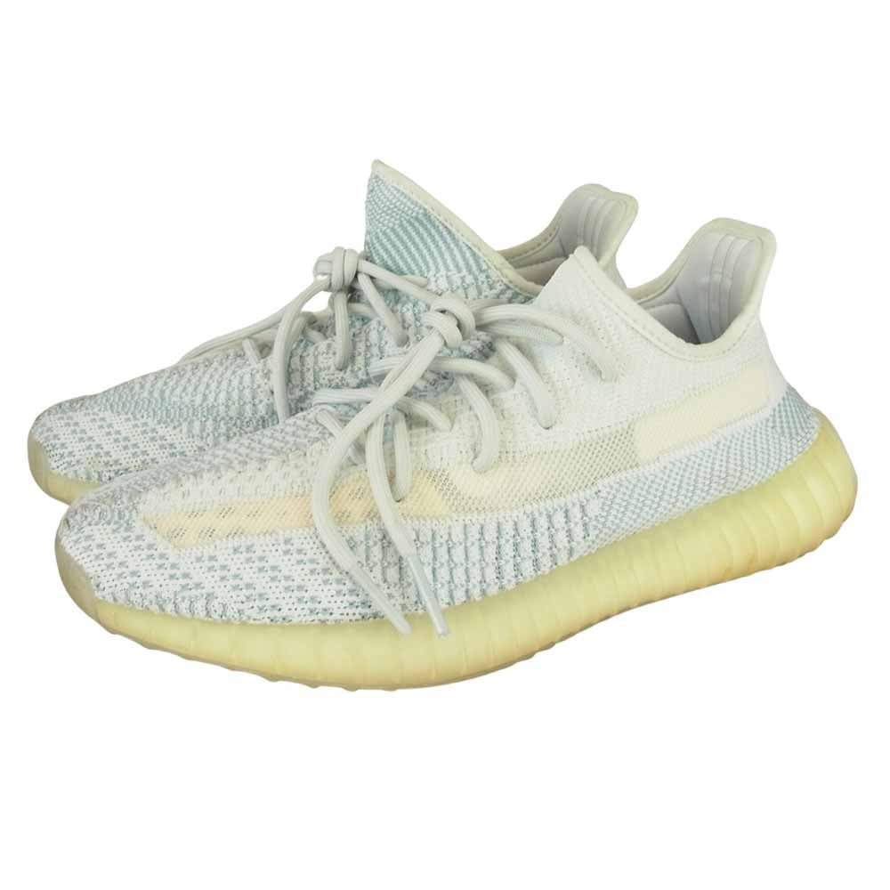 adidas アディダス FW3043 YEEZY BOOST 350 V2 CLOUD WHITE イージーブースト クラウド ホワイト ブルー系 27cm【中古】