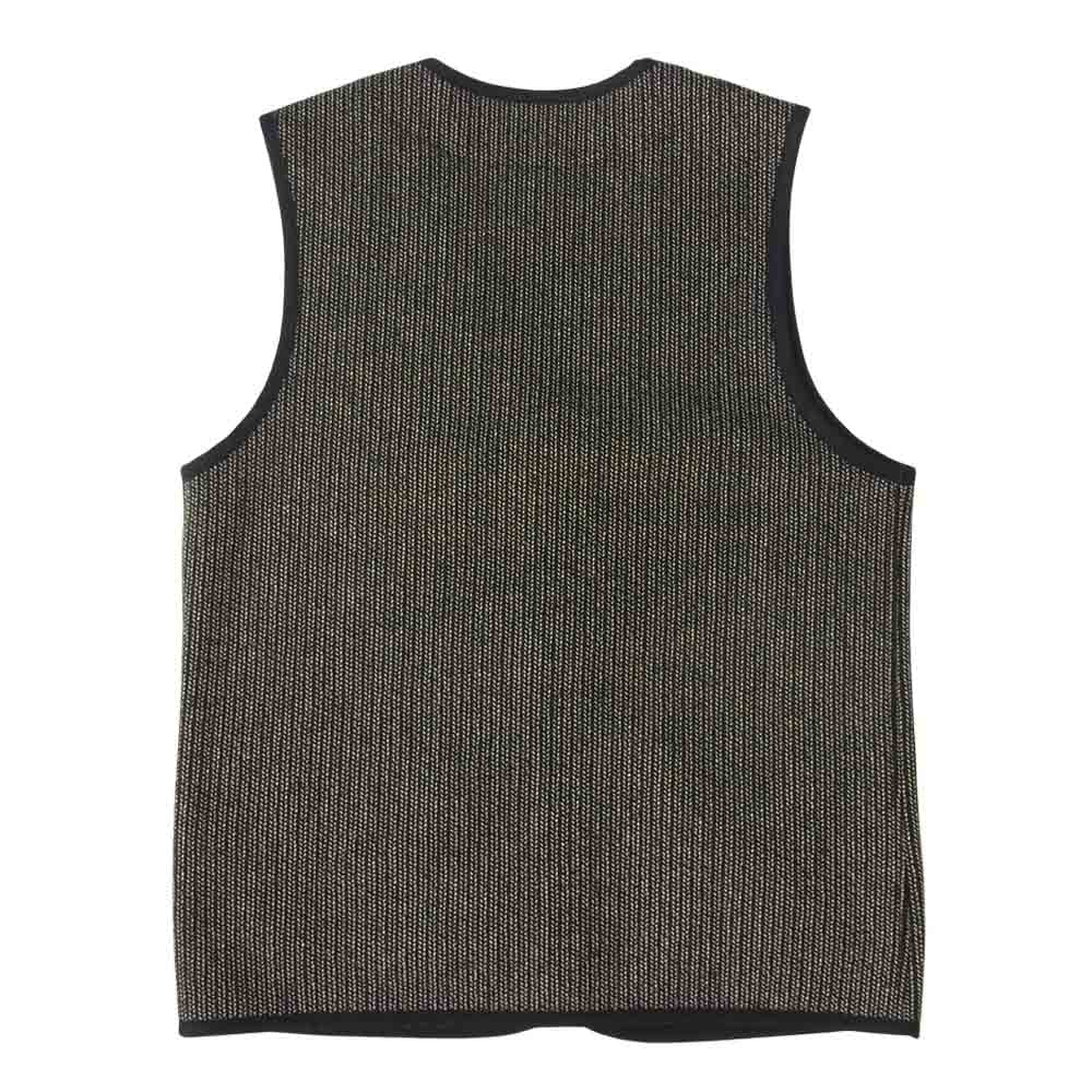 BARNS OUTFITTERS バーンズ ビーチ クロス ベスト ごま塩 ベスト ブラック系 1【中古】
