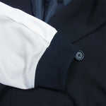 Yohji Yamamoto ヨウジヤマモト 21AW S'YTE サイト UM-C46-912 Gabardine Stretch Jersey Sleeve Trench Coat ギャバ トレンチ コート ブラック系 3【美品】【中古】