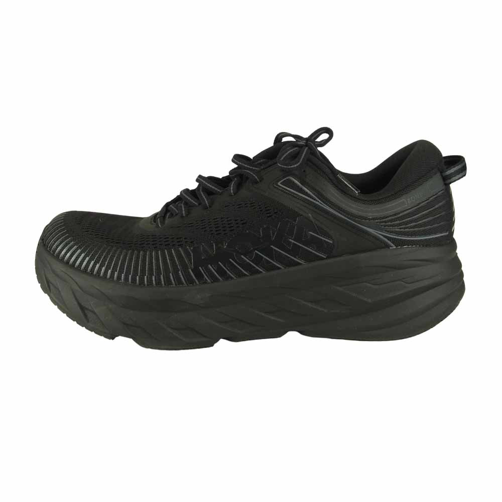 HOKA ONE ONE ホカ オネオネ 1110518 BBLC M BONDI 7 ボンダイ スニーカー ブラック系 28.5㎝【美品】【中古】