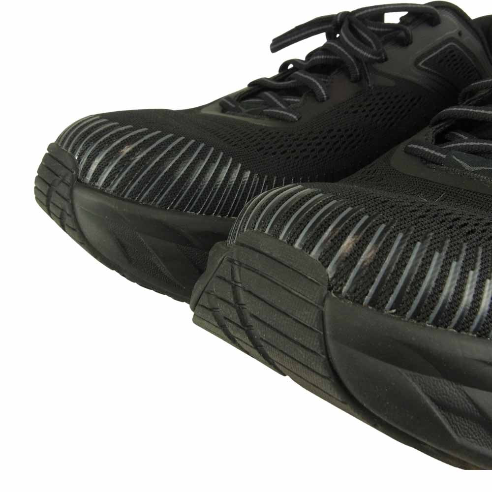 HOKA ONE ONE ホカ オネオネ 1110518 BBLC M BONDI 7 ボンダイ スニーカー ブラック系 28.5㎝【美品】【中古】