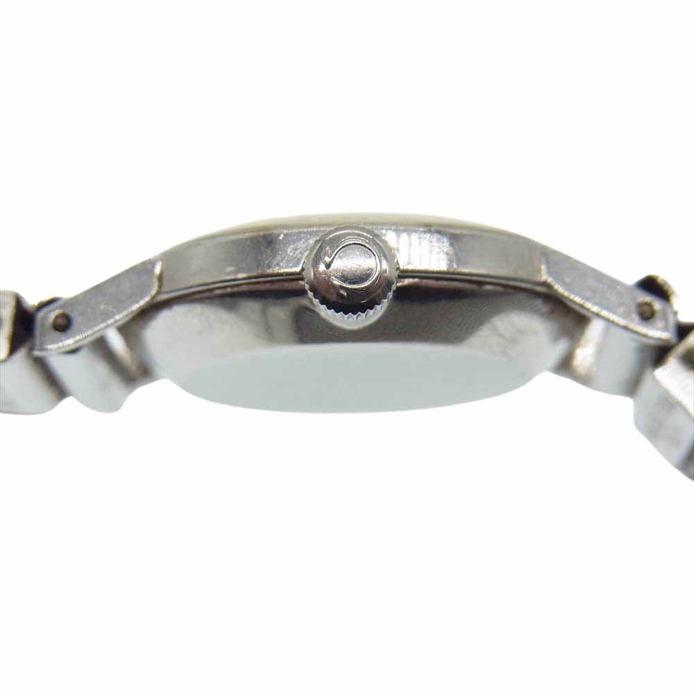 OMEGA オメガ 512850 手巻き 2針 シルバーダイヤル フレックス バンド 腕時計 シルバー系【中古】