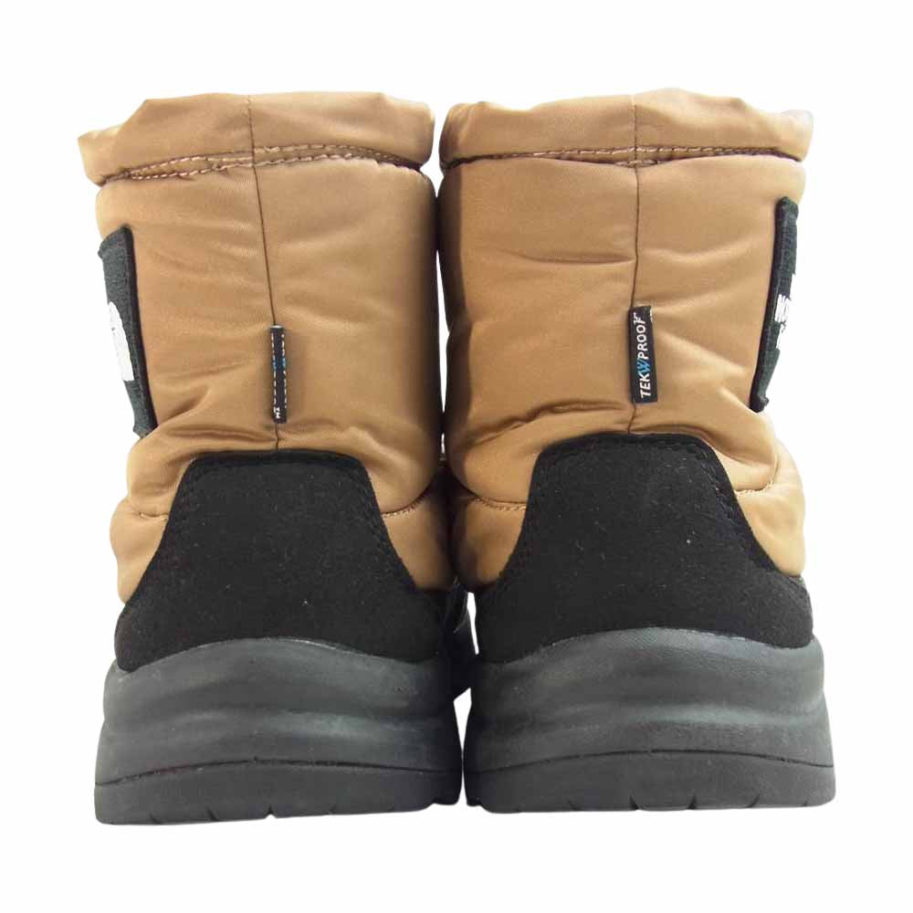 THE NORTH FACE ノースフェイス NF52076 Nuptse Bootie WP Logo Short ヌプシ ブーティ ウォータープルーフ ロゴ ショート ライトブラウン系 27cm【中古】