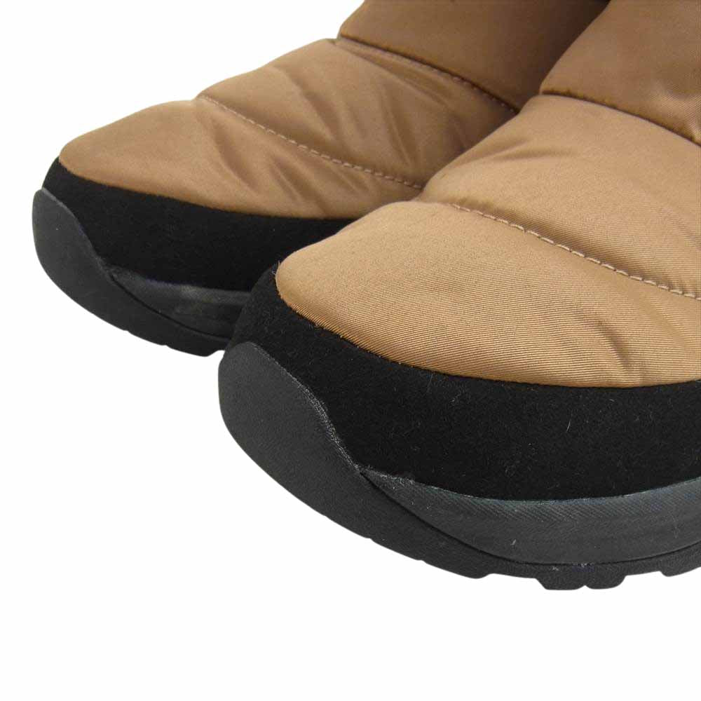 THE NORTH FACE ノースフェイス NF52076 Nuptse Bootie WP Logo Short ヌプシ ブーティ ウォータープルーフ ロゴ ショート ライトブラウン系 27cm【中古】