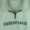 FEAR OF GOD フィアオブゴッド 20AW ESSENTIALS Half Zip Pullover エッセンシャルズ ハーフジップ プルオーバー スウェット グレイッシュライトグリーン系 XL【中古】