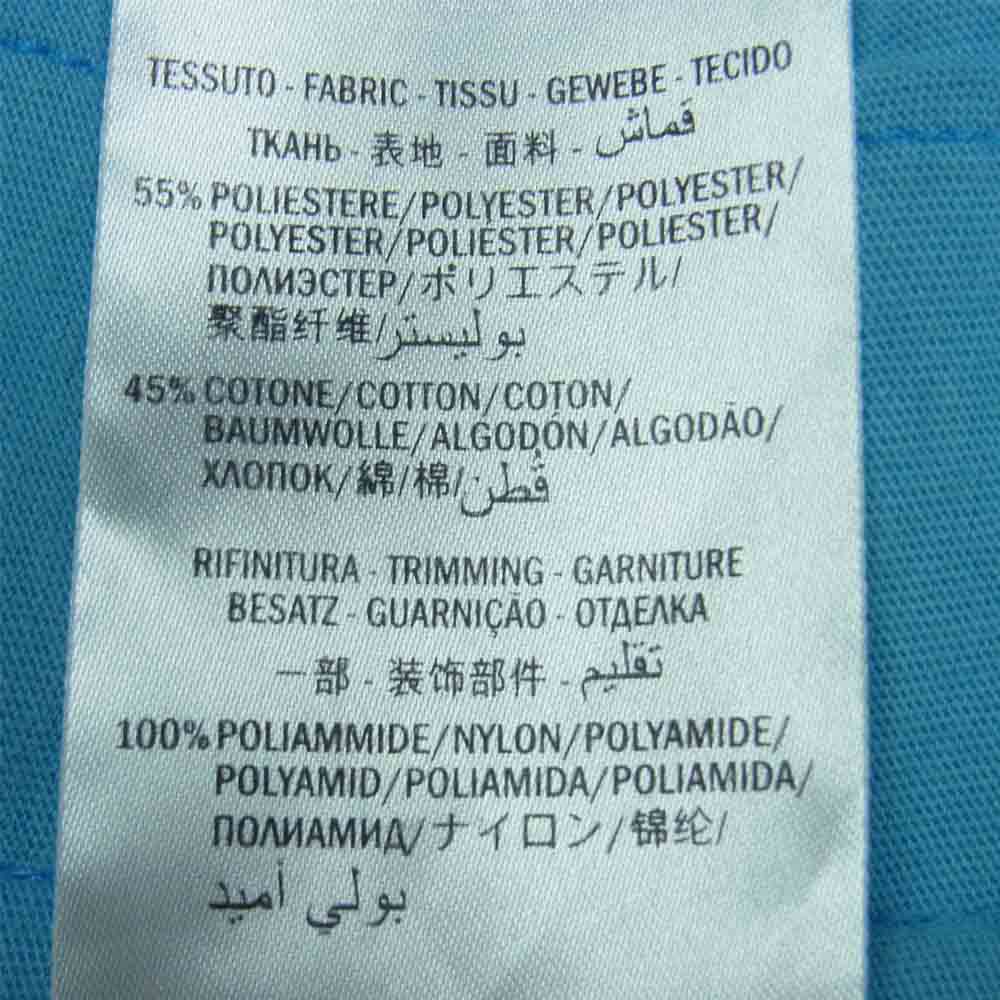 GUCCI グッチ 18SS 496911 X9L08 サイドライン テクニカルジャージー ジョギング トラック パンツ 裾ジップ ライトブルー系 XL【中古】