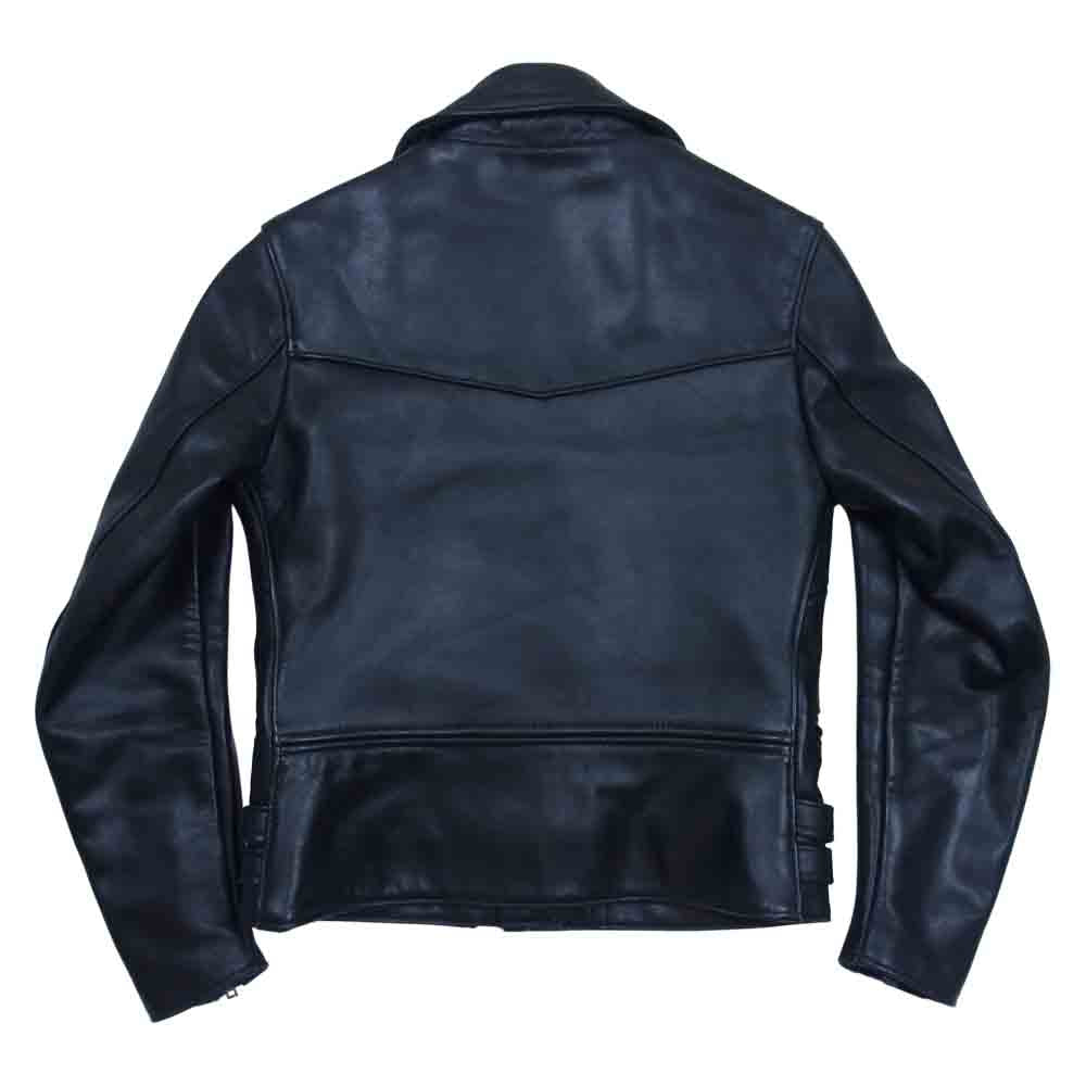 トリプルシックス レディース サイド ベルト ダブルライダース ジャケット ブラック系 32【中古】