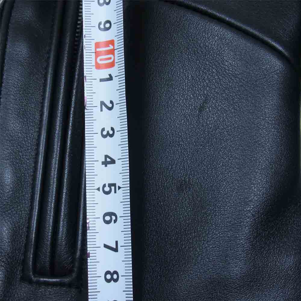 トリプルシックス レディース サイド ベルト ダブルライダース ジャケット ブラック系 32【中古】