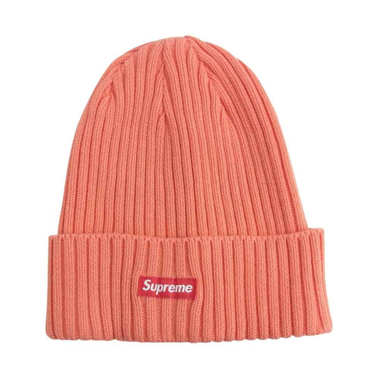 Supreme シュプリーム 21SS Overdyed Beanie オーバーダイド ビーニー コーラルピンク【美品】【中古】