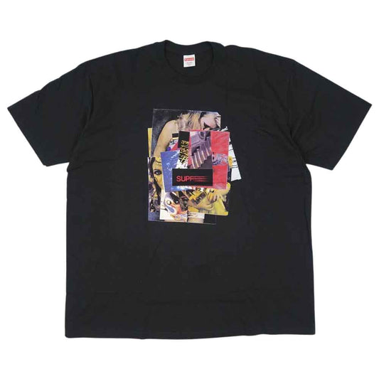 Supreme シュプリーム 21AW Stack Tee スタック Tシャツ 半袖 ブラック系 XXL【新古品】【未使用】【中古】