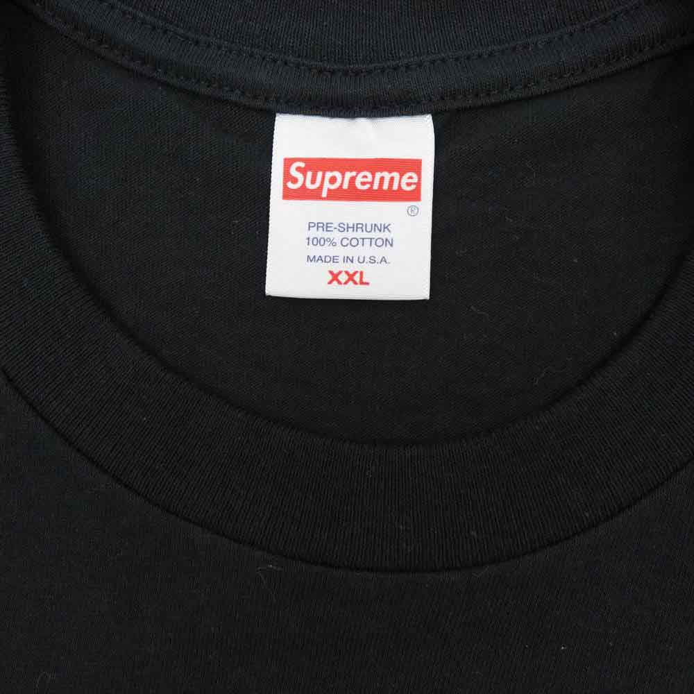 Supreme シュプリーム 21AW Stack Tee スタック Tシャツ 半袖 ブラック系 XXL【新古品】【未使用】【中古】