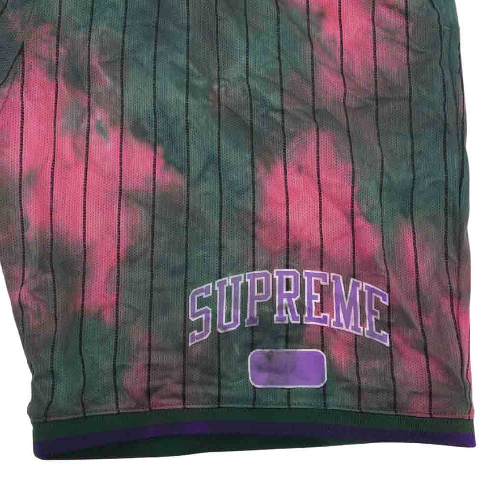 Supreme シュプリーム 20AW Dyed Basket ball Short ダイド バスケット ボール ショート モスグリーン系 ピンク系 XL【中古】