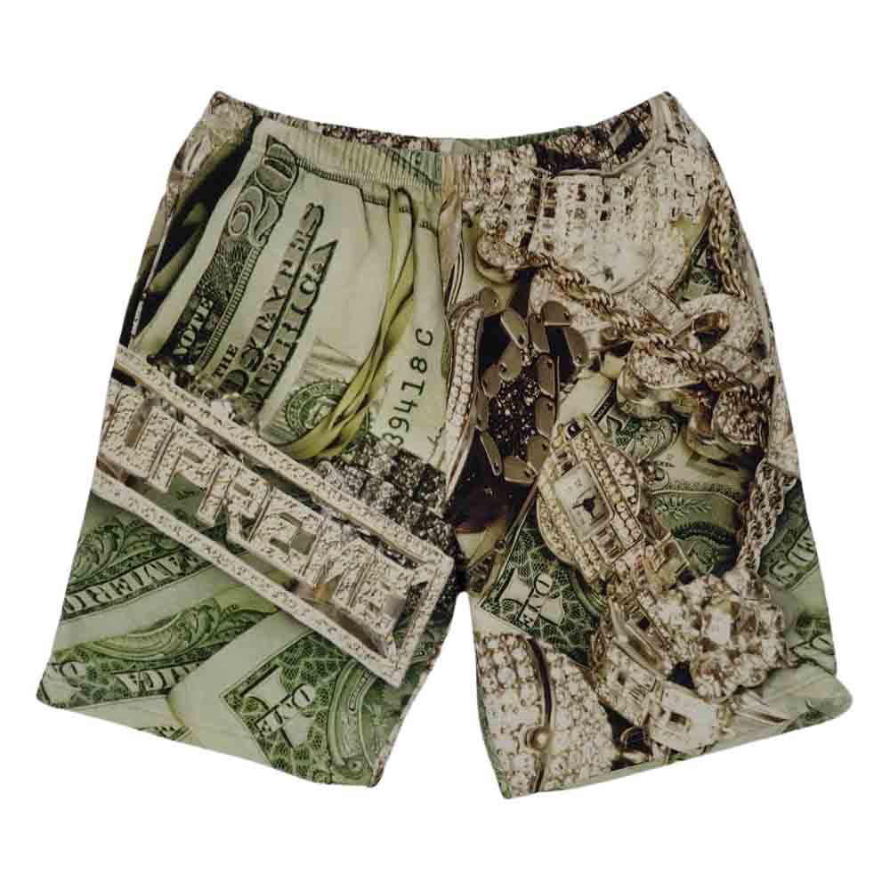 Supreme シュプリーム 20SS Bling Sweat Short ブリング スウェット ショーツ マルチカラー系 L【美品】【中古】