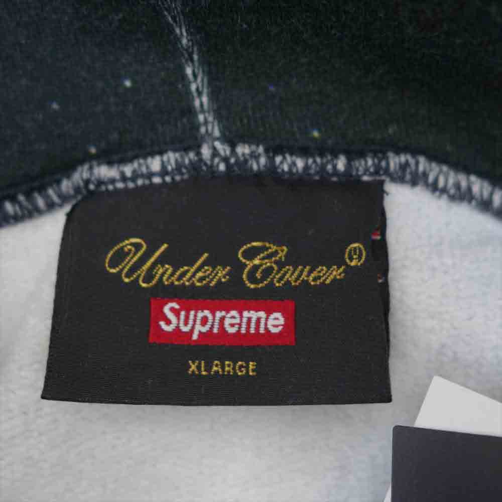 Supreme シュプリーム 18SS SPU4801 × UNDERCOVER Public Enemy Hooded Sweat shirt パブリック エネミー プルオーバー マルチカラー系 XL【美品】【中古】