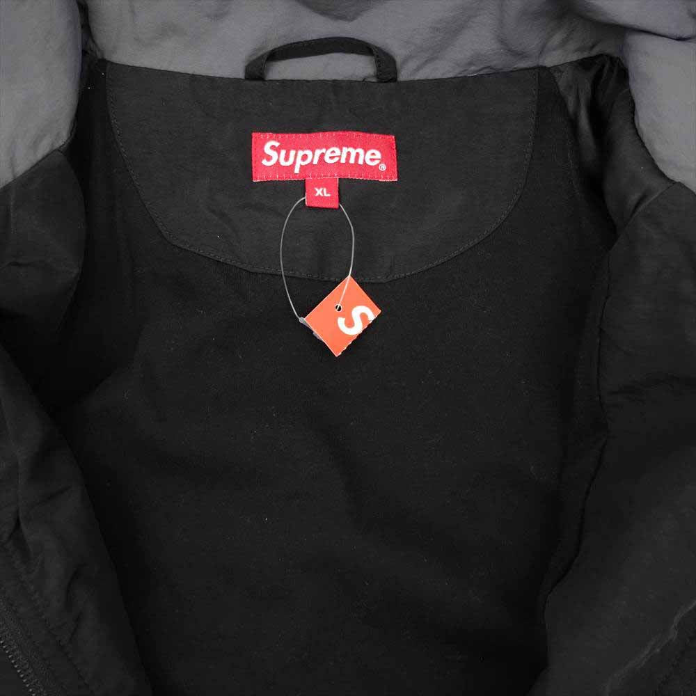 Supreme シュプリーム 19AW Shoulder Logo Track Jacket ショルダー ロゴ トラック ジャケット ブラック系 グレー系 XL【中古】