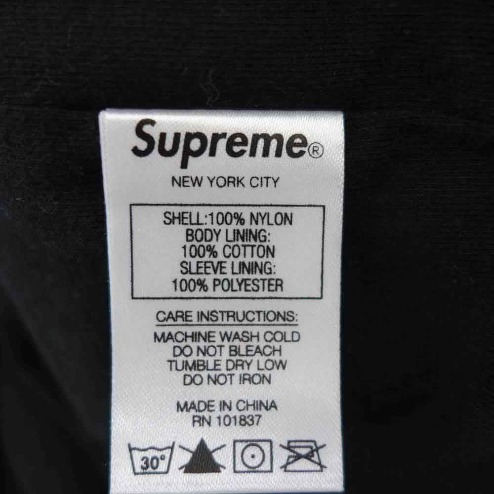 Supreme シュプリーム 19AW Shoulder Logo Track Jacket ショルダー ロゴ トラック ジャケット ブラック系 グレー系 XL【中古】