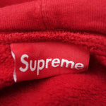 Supreme シュプリーム 21SS Cropped Logos Hooded Sweat shirt クロップド ロゴ フーデッド スウェット シャツ レッド系 XXL【中古】