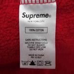 Supreme シュプリーム 21SS Cropped Logos Hooded Sweat shirt クロップド ロゴ フーデッド スウェット シャツ レッド系 XXL【中古】