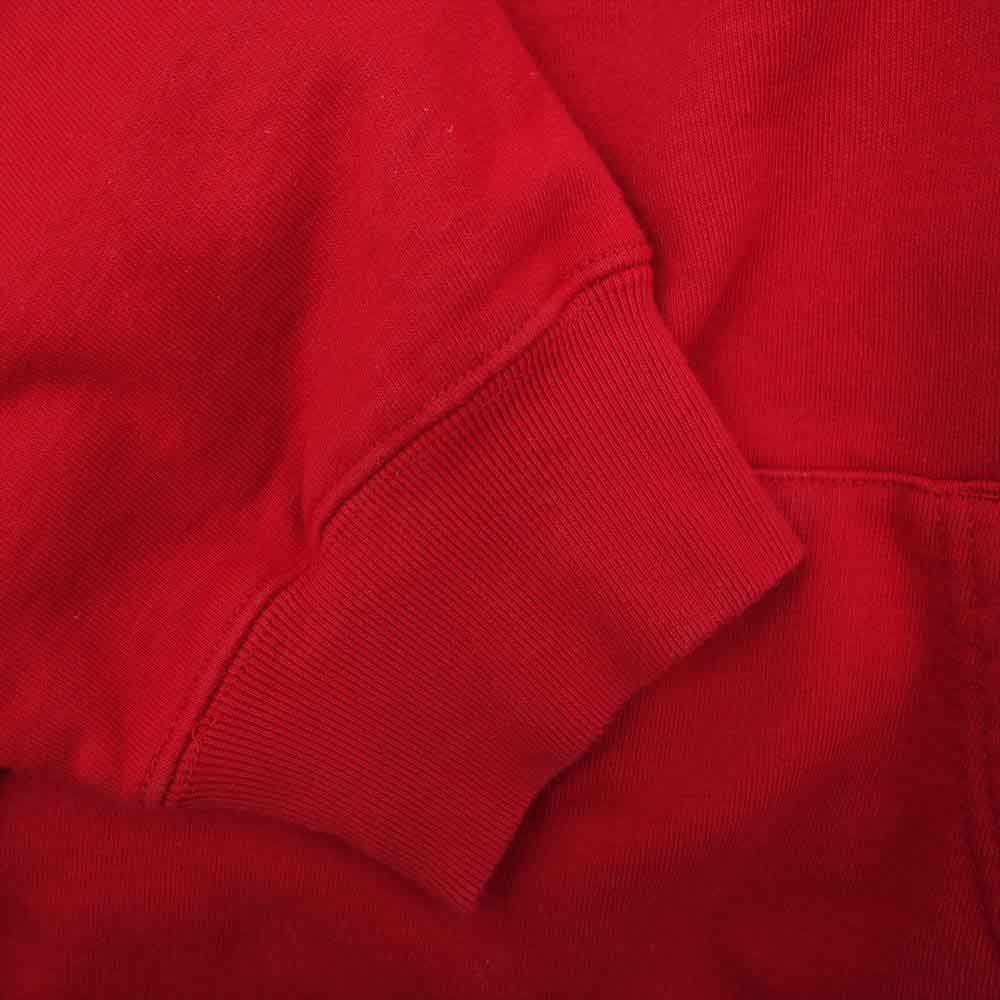 Supreme シュプリーム 21SS Cropped Logos Hooded Sweat shirt クロップド ロゴ フーデッド スウェット シャツ レッド系 XXL【中古】