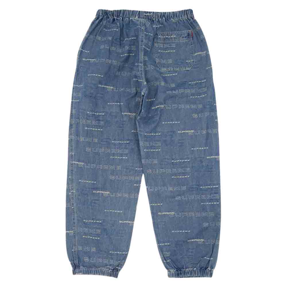 Supreme シュプリーム 19AW Dimensions Logo Denim Skate Pant ディメンションズ ロゴ デニム スケートパンツ インディゴブルー系 M【中古】