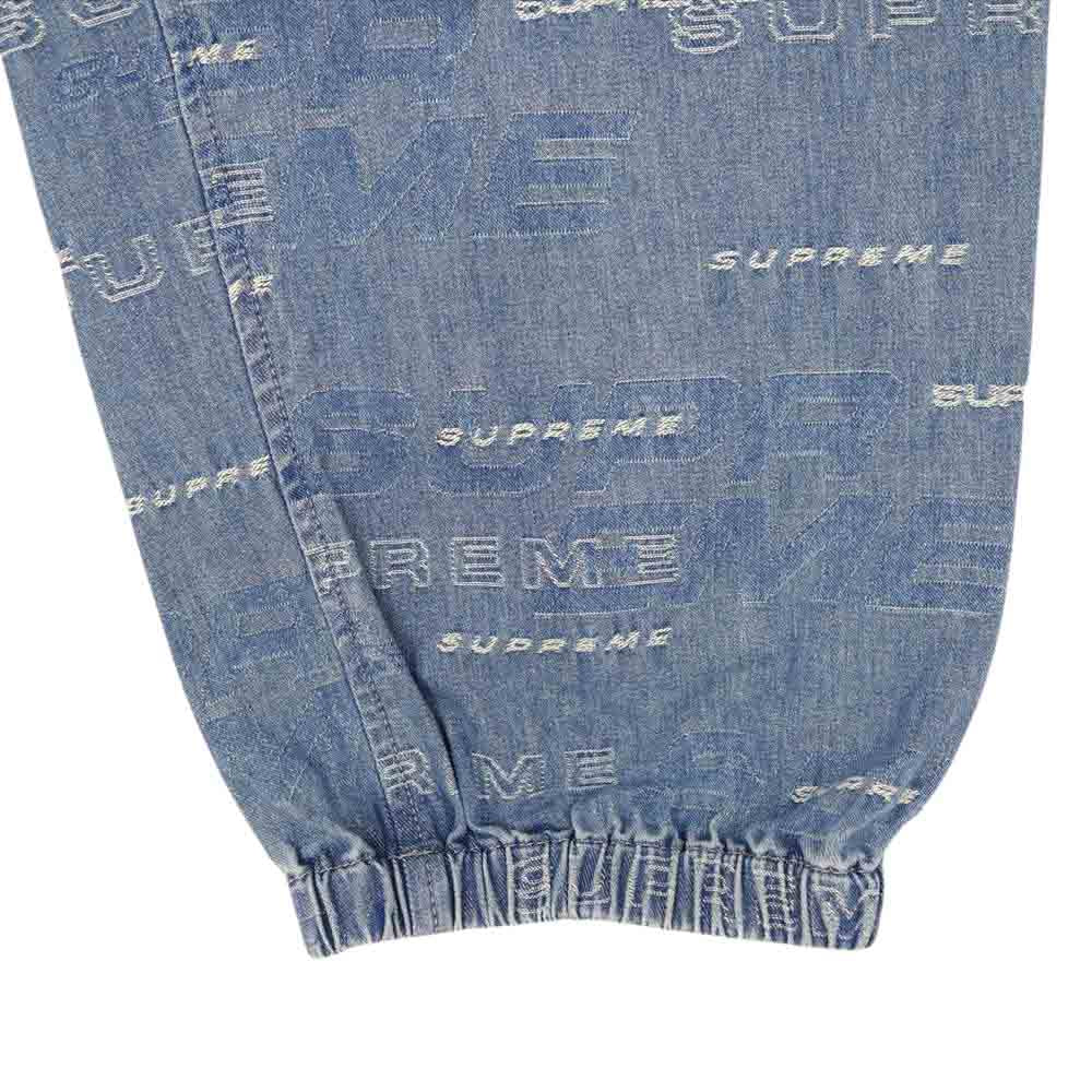 Supreme シュプリーム 19AW Dimensions Logo Denim Skate Pant ディメンションズ ロゴ デニム スケートパンツ インディゴブルー系 M【中古】