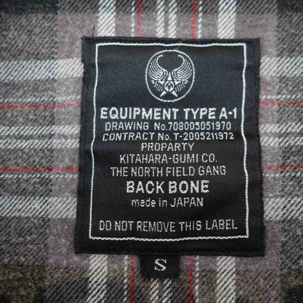 BACKBONE バックボーン BB07FW-S03 ヴィンテージ加工 長袖 ヘビー フランネル チェック シャツ レッド系 S【中古】