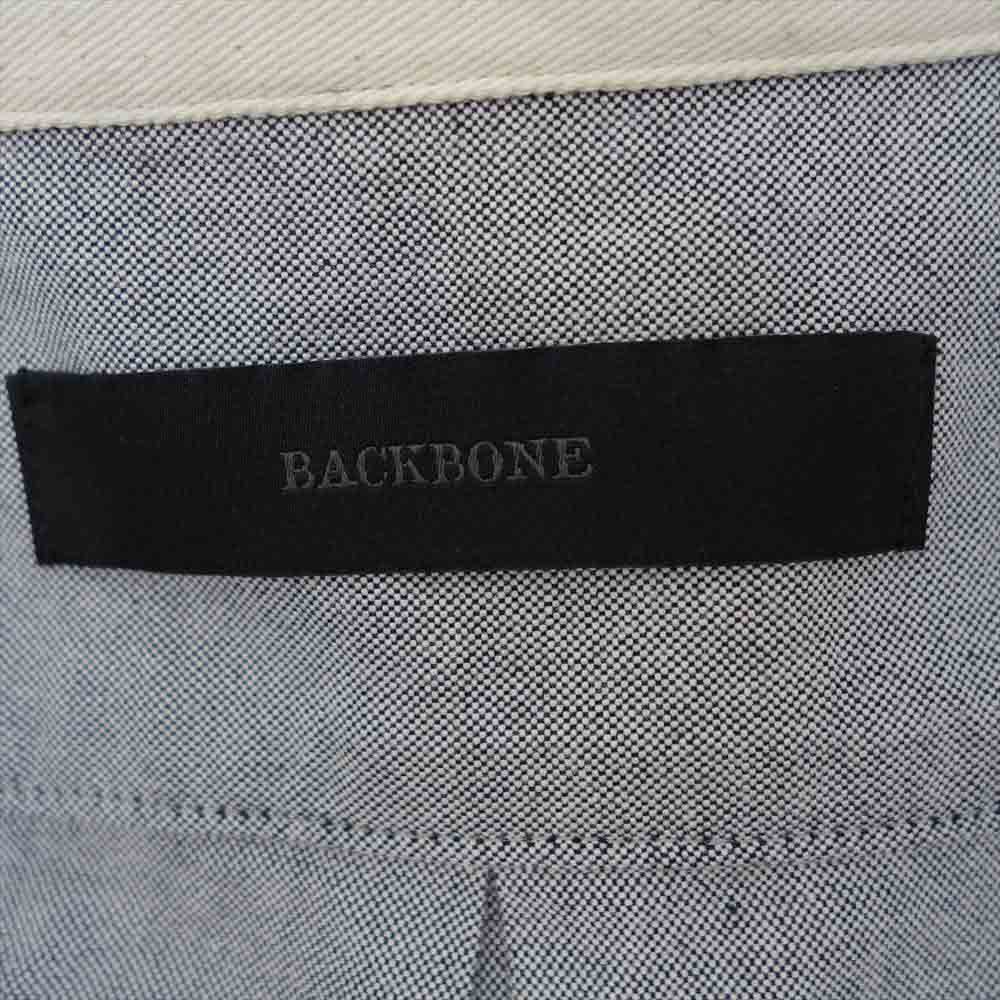 BACKBONE バックボーン BB15SS-S21 オックスフォード ボタンダウン シャツ グレー系 S【中古】