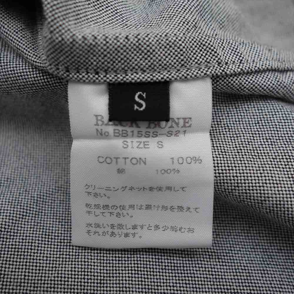 BACKBONE バックボーン BB15SS-S21 オックスフォード ボタンダウン シャツ グレー系 S【中古】