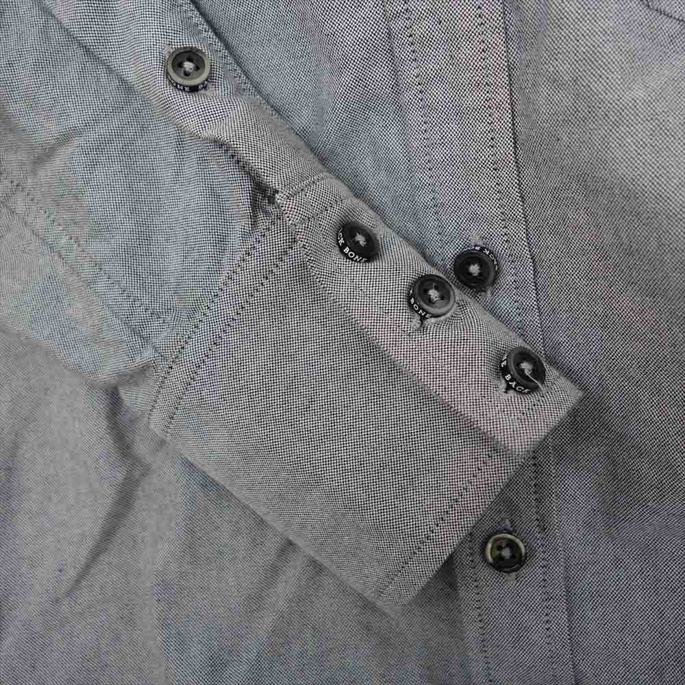 BACKBONE バックボーン BB15SS-S21 オックスフォード ボタンダウン シャツ グレー系 S【中古】