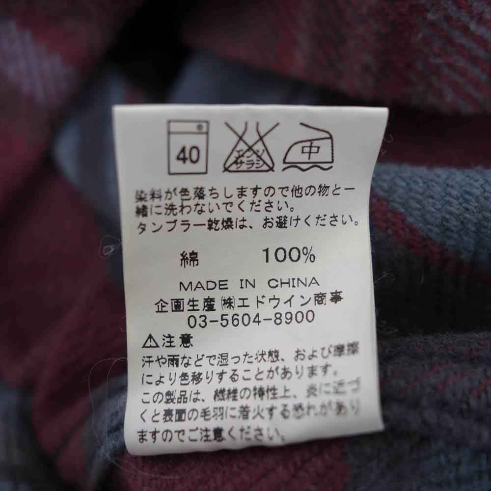 BACKBONE バックボーン W9194 Wrangler ラングラー ヘビー フランネル チェック ウエスタン シャツ チェスト80～88/身長155～165 SA【中古】