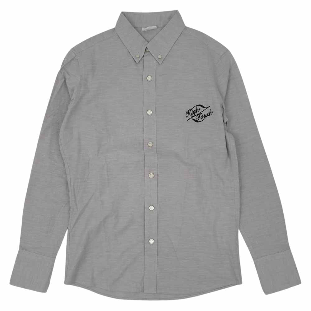 BACKBONE バックボーン BB13SS-S100ZH バックロゴ オックスフォード ボタンダウン シャツ グレー系 S【中古】