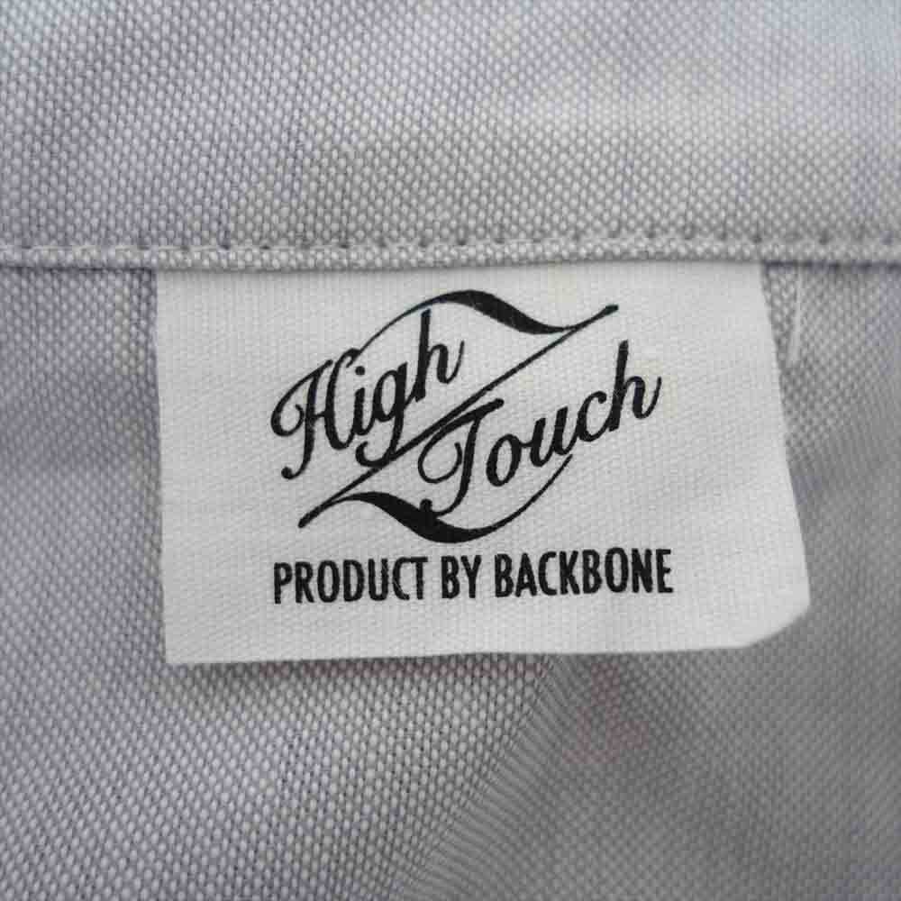 BACKBONE バックボーン BB13SS-S100ZH バックロゴ オックスフォード ボタンダウン シャツ グレー系 S【中古】