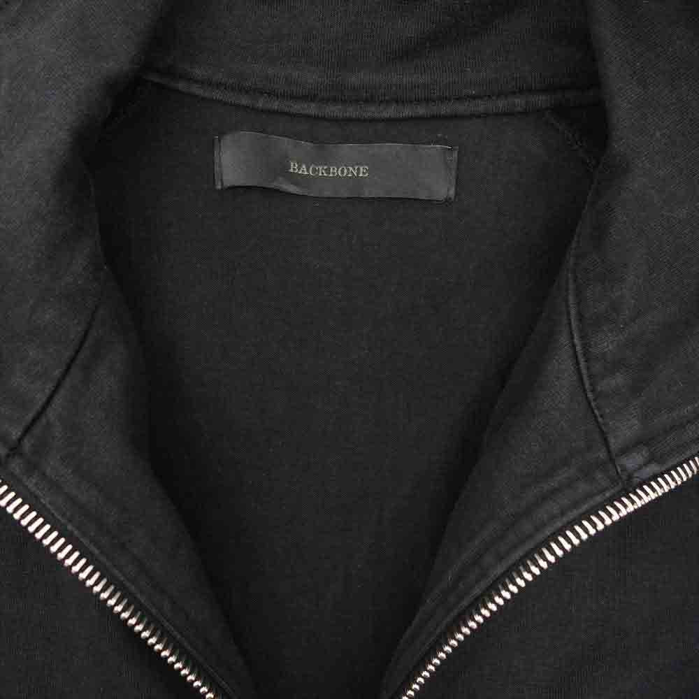 BACKBONE バックボーン BB16SS-SW11M ボーン刺繍 コットン トラックジャケット ブラック系 S【中古】