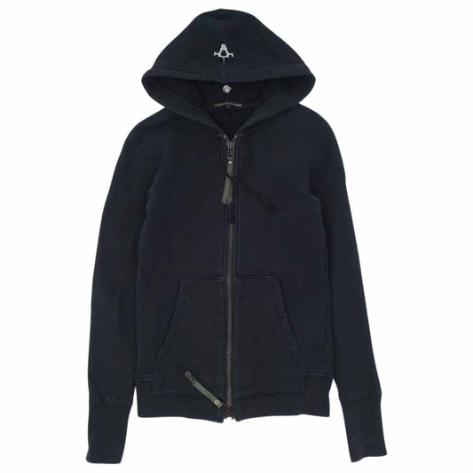 BACKBONE バックボーン BB09FW-SW100BK バックロゴ ジップアップ パーカー ブラック系 S【中古】