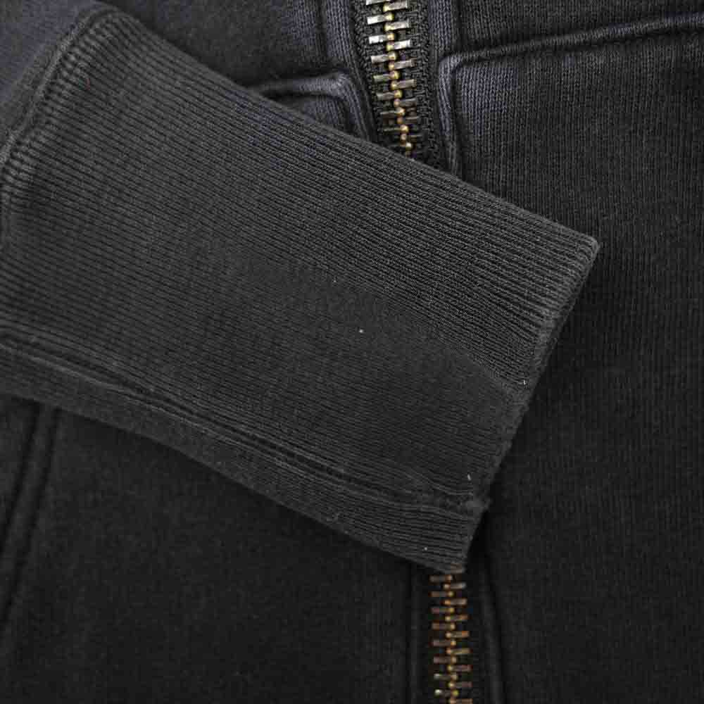 BACKBONE バックボーン BB09FW-SW100BK バックロゴ ジップアップ パーカー ブラック系 S【中古】