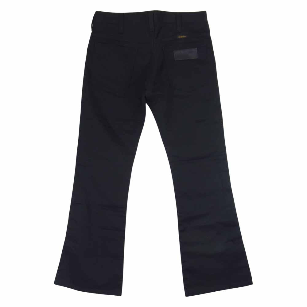 BACKBONE バックボーン S1096 Wrangler ラングラー ブーツカット ブラック パンツ ブラック系 S【中古】