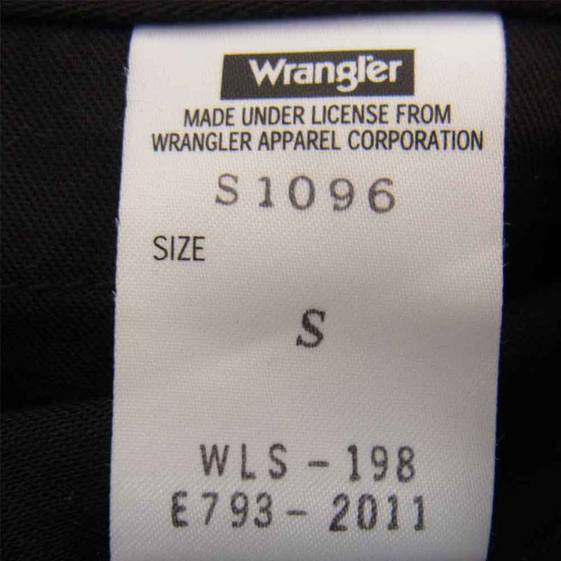 BACKBONE バックボーン S1096 Wrangler ラングラー ブーツカット ブラック パンツ ブラック系 S【中古】