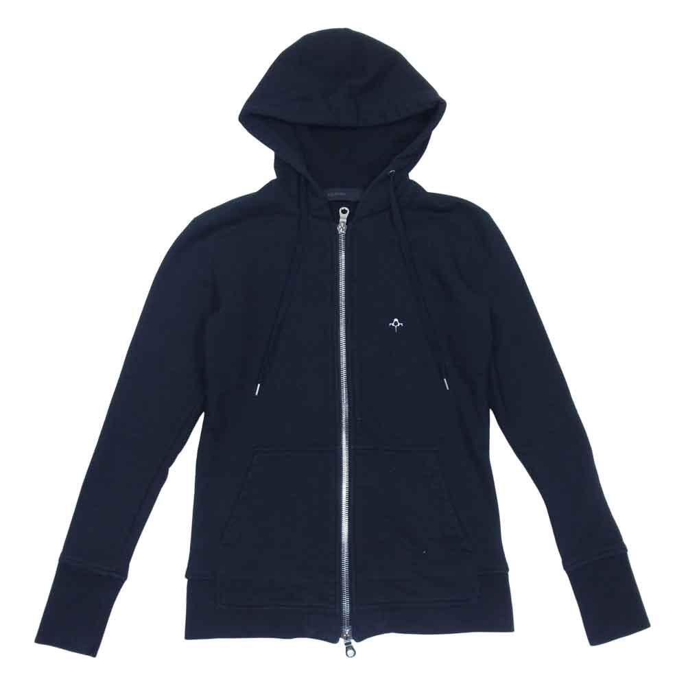 BACKBONE バックボーン BB12W-SW10 HEAVY COTTON HOODIE ヘビー コットン ジップ パーカー ブラック系 S【中古】