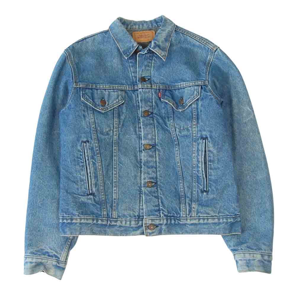 Levi's リーバイス 70506 ボタン裏彫刻527 ブランケット デニム ジャケット インディゴブルー系 42【中古】
