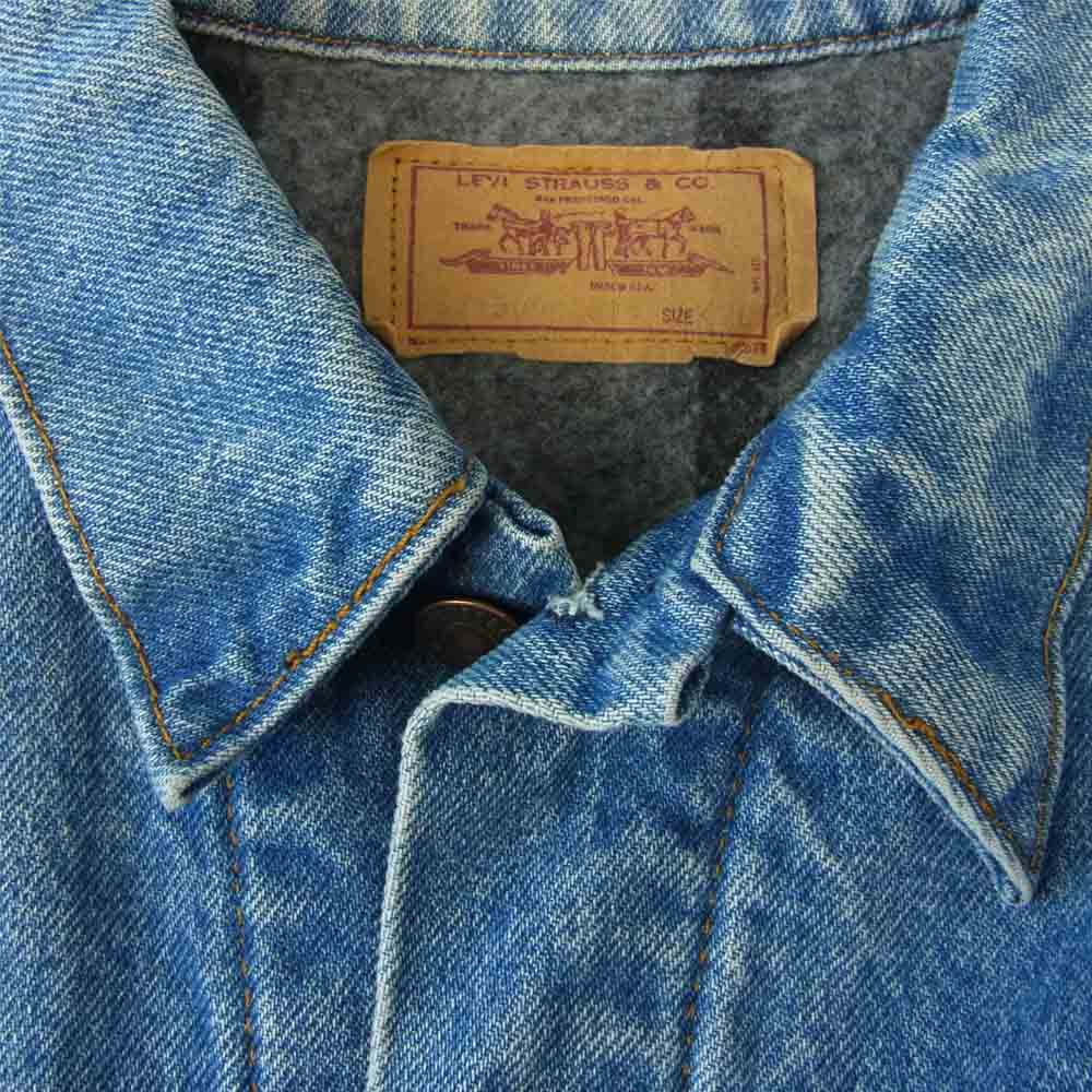 Levi's リーバイス 70506 ボタン裏彫刻527 ブランケット デニム ジャケット インディゴブルー系 42【中古】