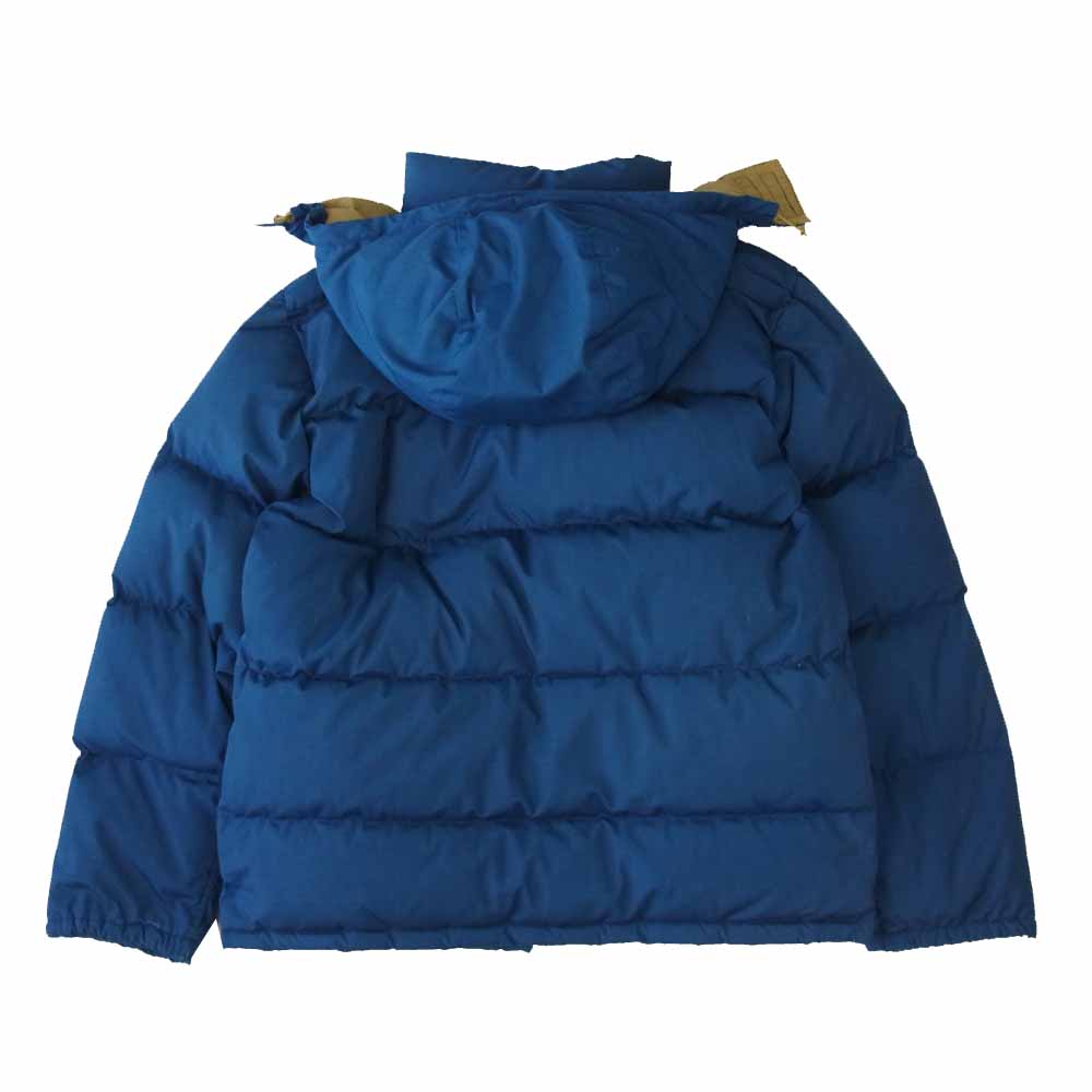 THE NORTH FACE ノースフェイス 80s USA製 茶タグ TALON ZIP SIERRA PARKA シエラ パーカ ダウン ジャケット ネイビー系 L【中古】