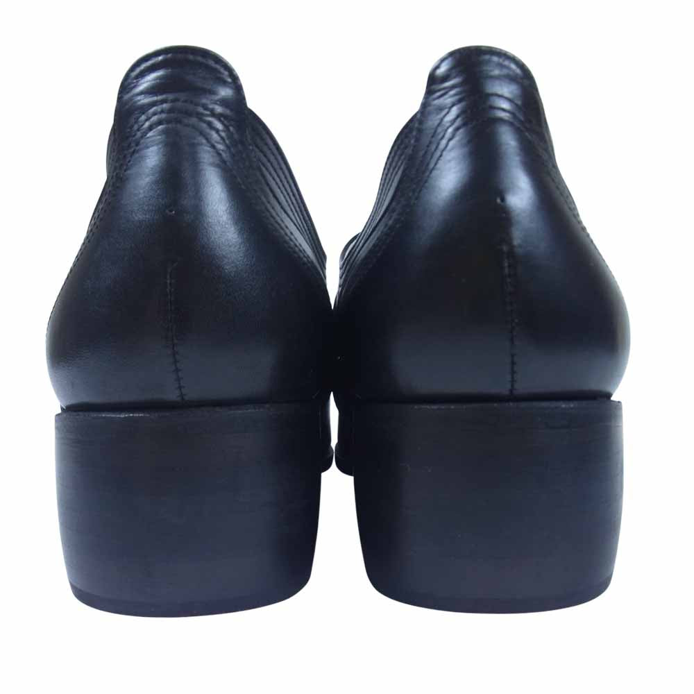 ヒロムタカハラ  レザー バターナイフ シューズ 日本製 ブラック系 41【美品】【中古】