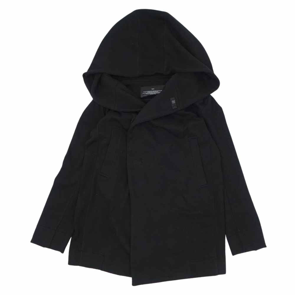 バジュラ 143UK01 コットン ソフトパイル ビッグフーディー コート ブラック系 3【新古品】【未使用】【中古】