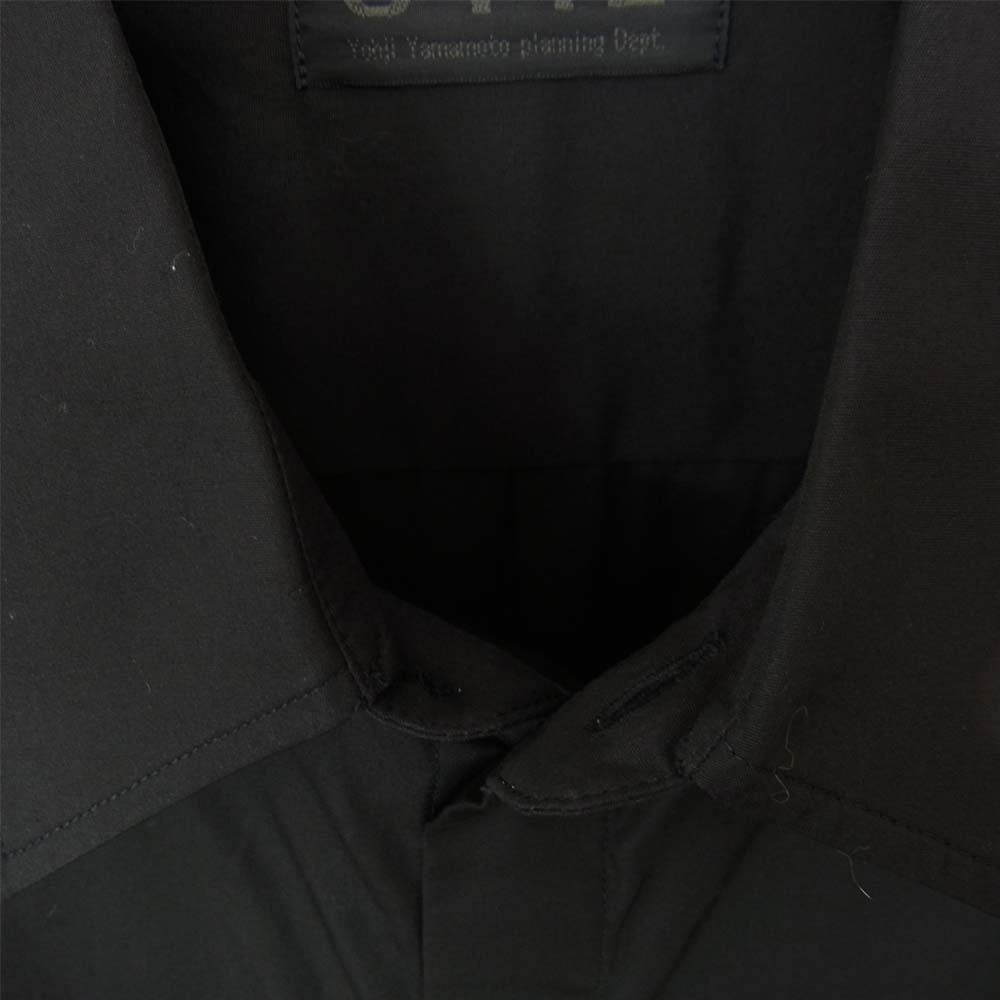 Yohji Yamamoto ヨウジヤマモト S'YTE 21SS UT-B59-080 100/2 Broad Regular Collar Long Shirt ロング シャツ ブラック系 3【新古品】【未使用】【中古】