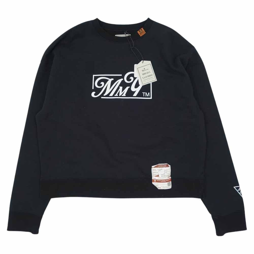 メゾンミハラヤスヒロ A07P0713 MmY printed pullover MMY ロゴ トレーナー ブラック系 50【新古品】【未使用】【中古】