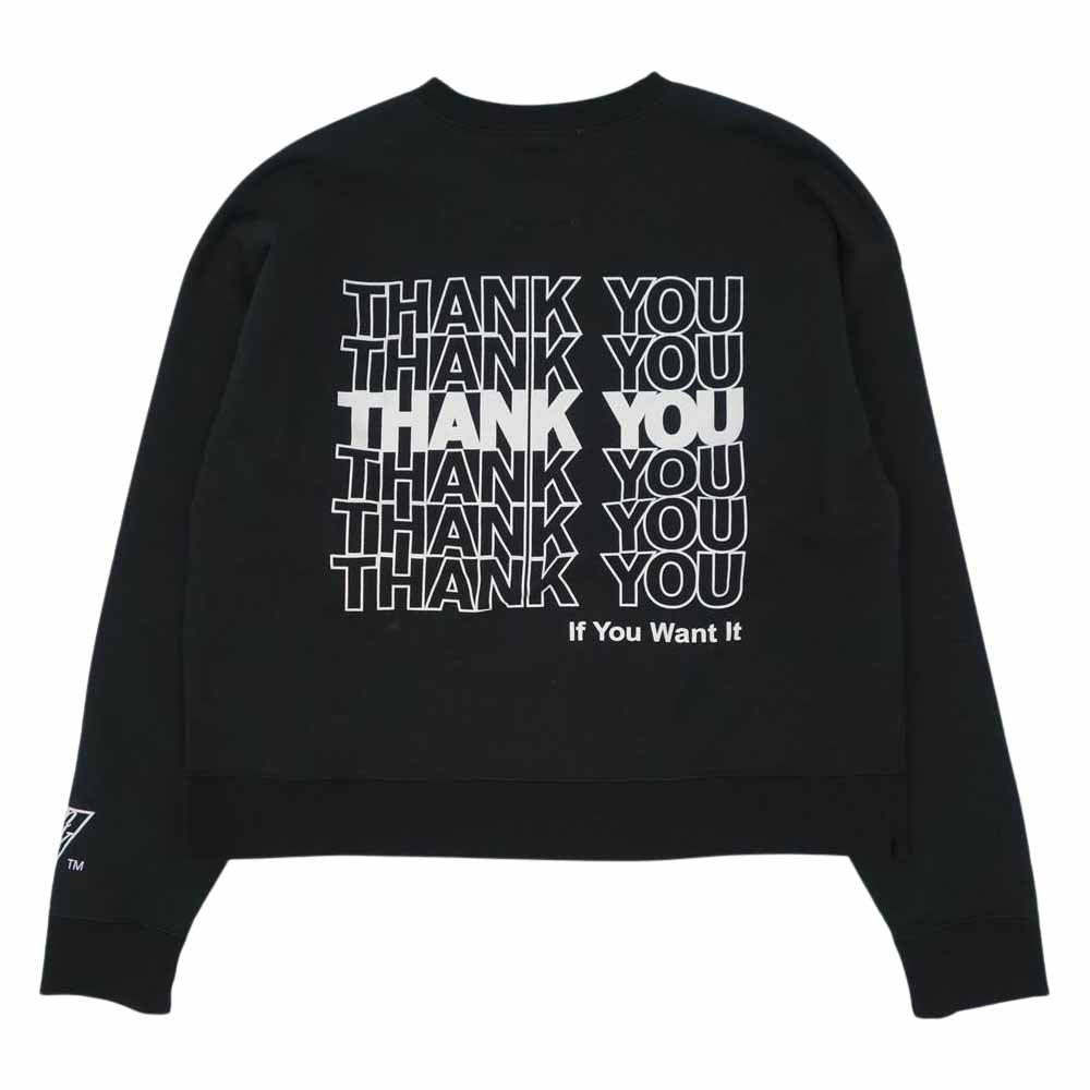 メゾンミハラヤスヒロ A07P0713 MmY printed pullover MMY ロゴ トレーナー ブラック系 50【新古品】【未使用】【中古】