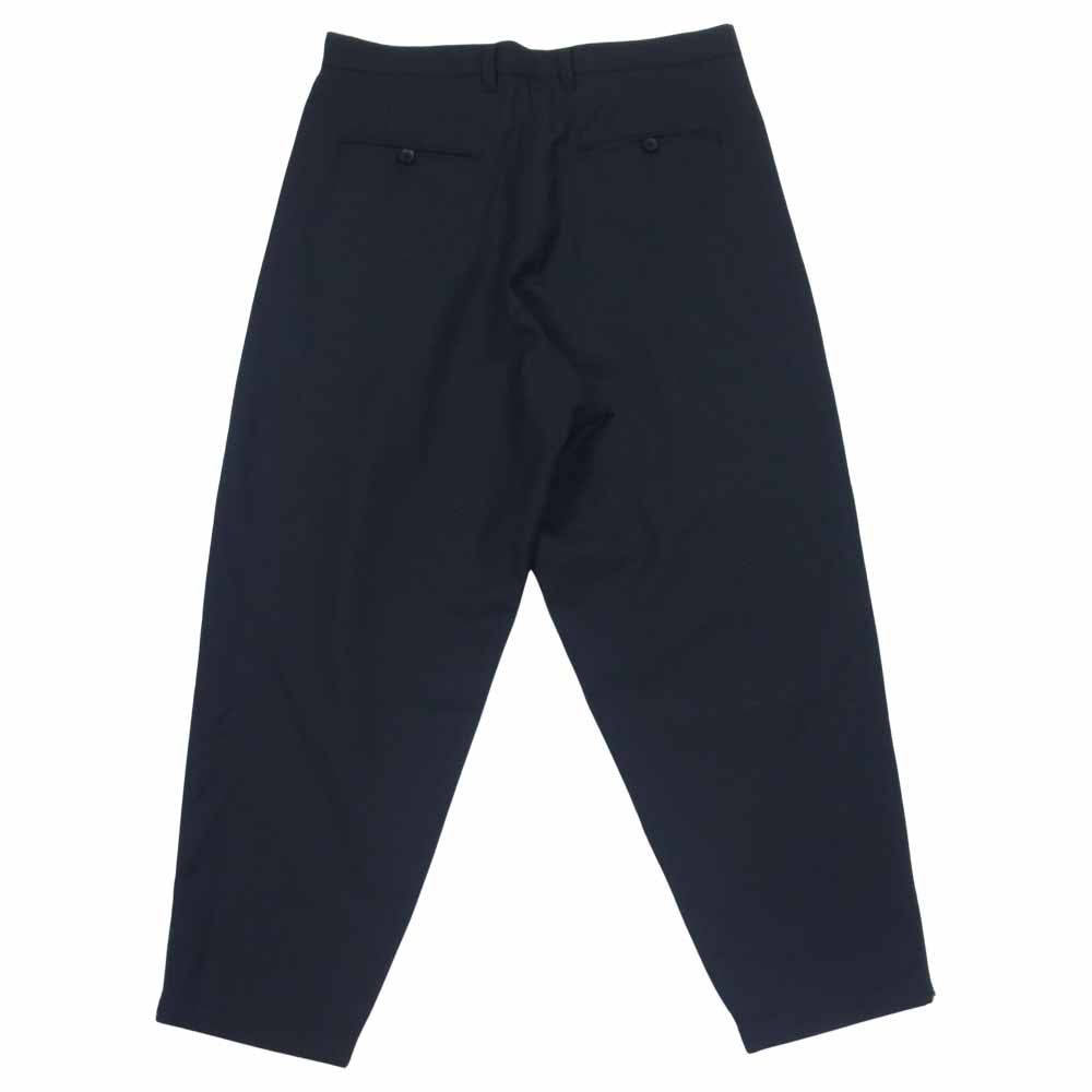 Yohji Yamamoto ヨウジヤマモト GroundY 22SS GG-P01-100-1 T/W Gabardine Hem zipper pants TWギャバジン 裾ジップ パンツ ブラック系 3【新古品】【未使用】【中古】