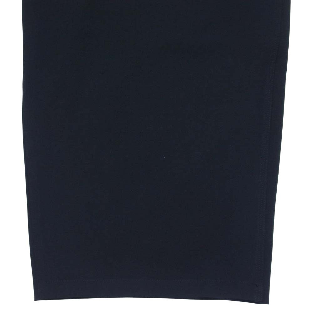Yohji Yamamoto ヨウジヤマモト POUR HOMME プールオム 21SS HX-P34-100 W/GABARDINE 3STITCHES WIDE STRING PANTS シワギャバ ウールギャバ ３本ステッチ 太ヒモ パンツ ブラック系 3【新古品】【未使用】【中古】