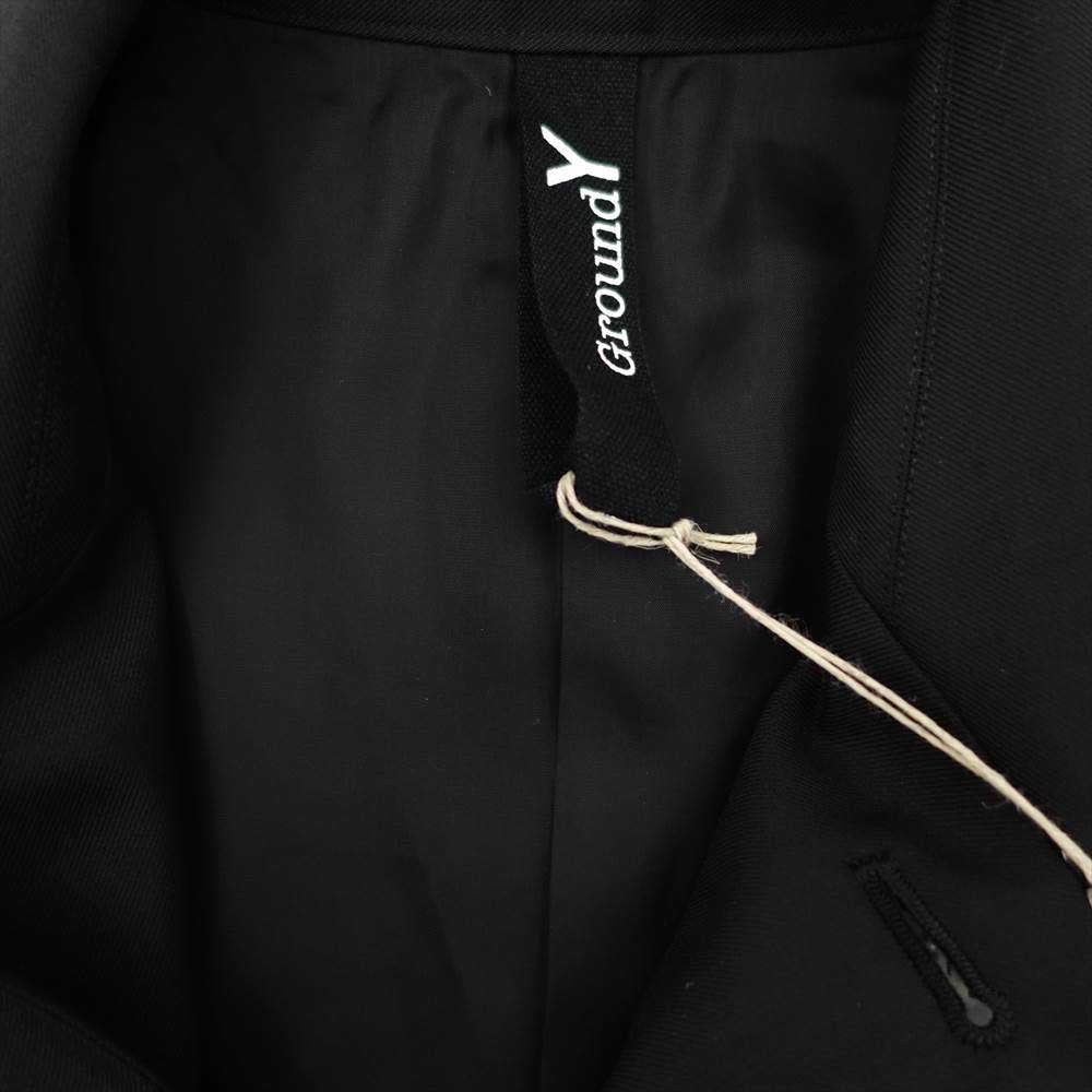 Yohji Yamamoto ヨウジヤマモト GroundY 22SS GG-J03-100 T/W Gabardine Three quarter sleeve jacket TWギャバジン スリークォータ―スリーブ ジャケット ブラック系 3【新古品】【未使用】【中古】