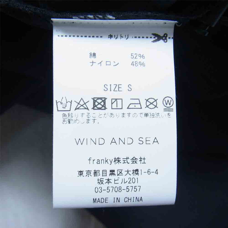 WIND AND SEA ウィンダンシー WDS-JK-24 FIELD SHELL PARKA / COYOTE フィールド シェル パーカー コヨーテ ブラック系 S【中古】